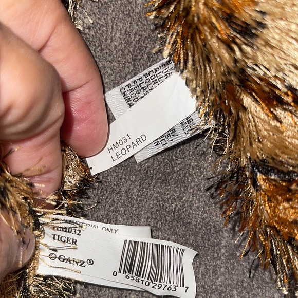 WEBKINZ Ganz TIGER RETIRED & LEOPARD HM031 & HM032 w/hang & but Tag No Code - Picture 12 of 16